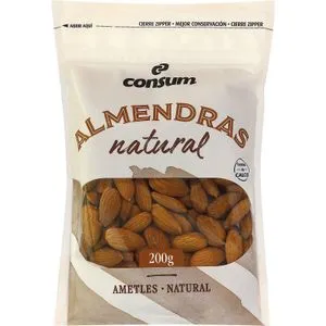 Almendra Natural Piel Doy Pack