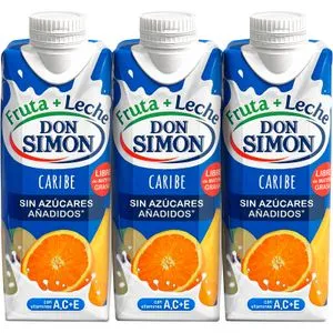 Zumo de Frutas y Leche Caribe s/Azúcar P-3
