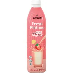 Yogur Líquido con Fresa-Plátano