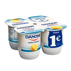 Yogur Sabor Limón Pack de 4 Unidades