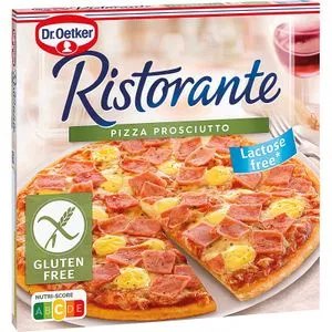 Pizza Prosciutto sin Gluten sin Lactosa