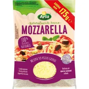 Queso Rallado Mozzarella Bolsa
