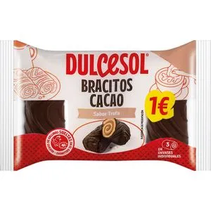 Bracitos Cacao Trufa 3 Unidades