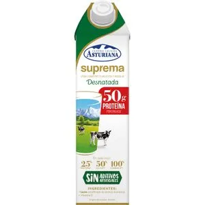 Leche Calcio Sin Lactosa Desnatada Suprema Brik