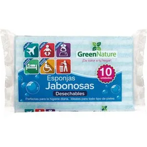 Esponja de Baño Desechable Jabonosa