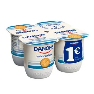 Yogur Sabor Galleta Pack de 4 unidades