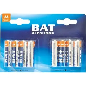 Pila Alcalina AA LR6 Pack de 8
