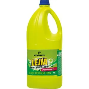 Lejía con Detergente Limón