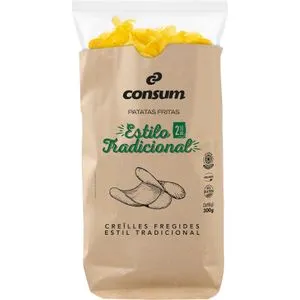 Patatas Fritas Lisas Bolsa Papel