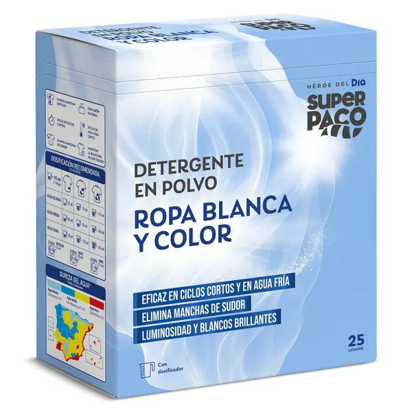 Detergente en polvo Dia Super Paco 25 lavados