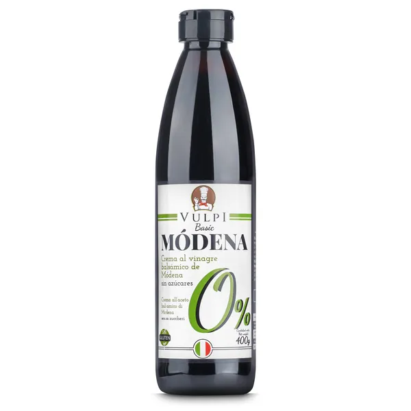 Crema vinagre de módena sin azúcares añadidos Vulpi 400 ml