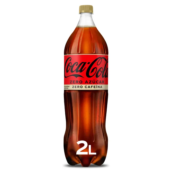 Coca-Cola zero azúcar zero cafeína 2 L