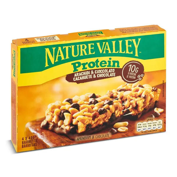 Barritas proteicas de cacahuete y chocolate Nature Valley 160 g