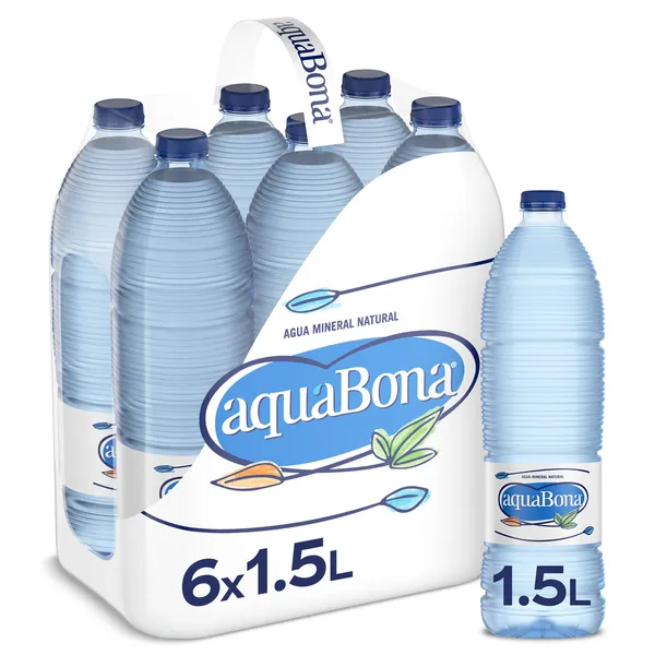 Agua mineral Aquabona pack 6 x 1,5 L