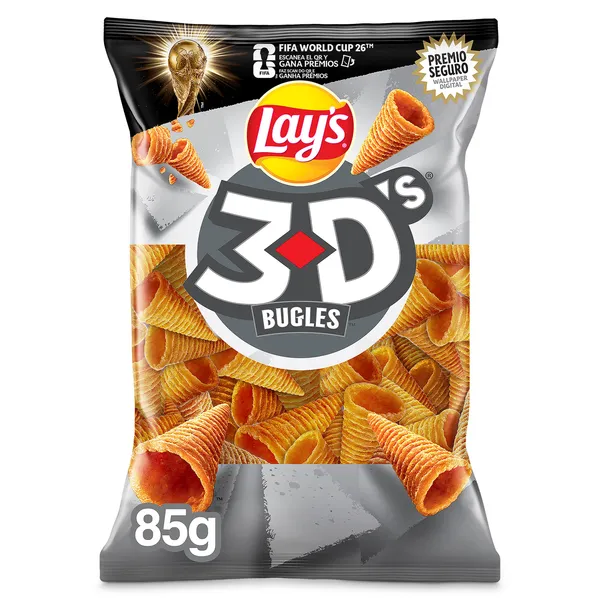 Lay's 3D's sabor queso y bacon 85 g