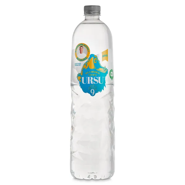 Agua mineral alcalina Ursu9 1,5 L