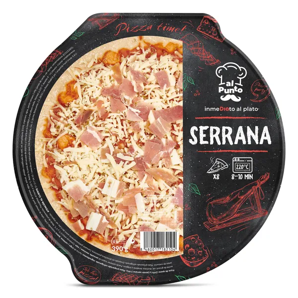 Pizza serrana Dia Al Punto 390 g