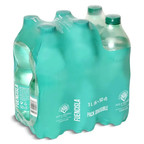 Agua mineral con gas Dia pack 6 x 500 ml