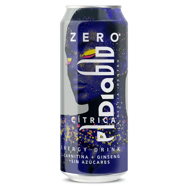 Bebida energética cítrica zero Dia El diablo 500 ml