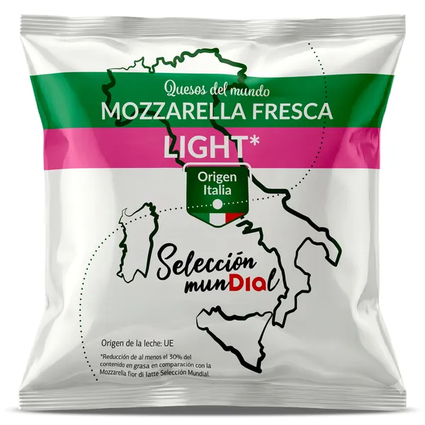 Mozzarella light Dia Selección Mundial 125 g