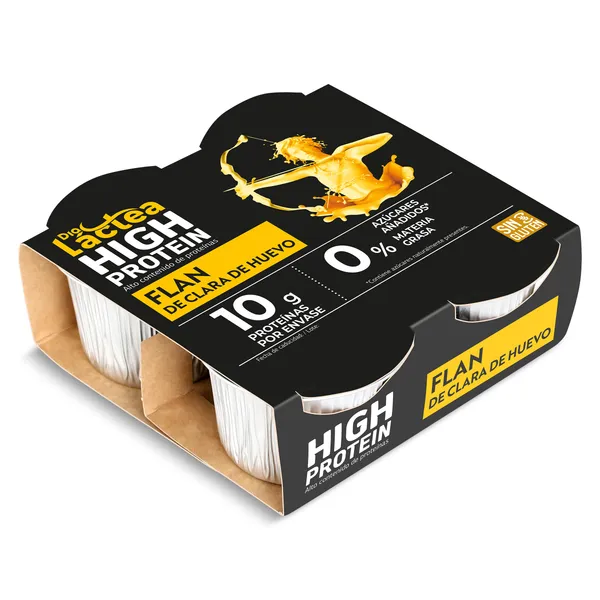 Flan de huevo alto en proteínas Dia Láctea 4 x 100 g