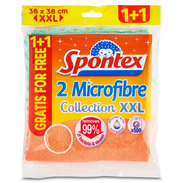 Bayeta microfibra XXL Spontex 2 unidades