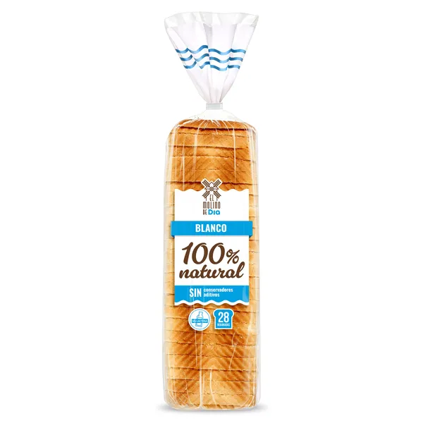 Pan de molde blanco El Molino de Dia 820 g