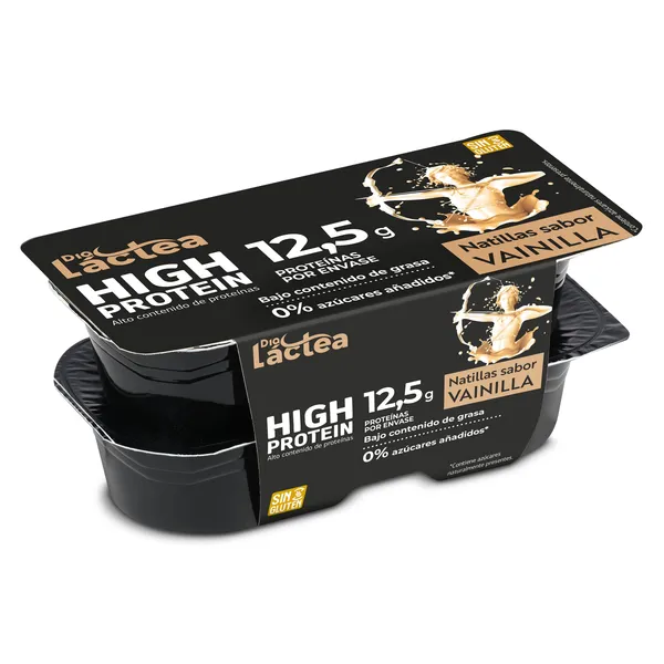 Natillas sabor vainilla alta en proteínas Dia Láctea 4 x 125 g