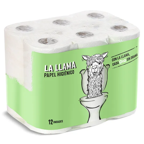 Papel higiénico Dia La Llama 12 unidades