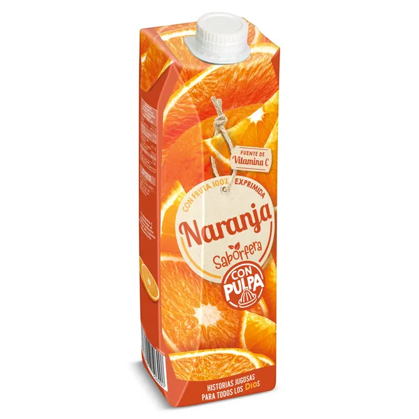 Zumo de naranja con pulpa Dia Saborfera 1 L