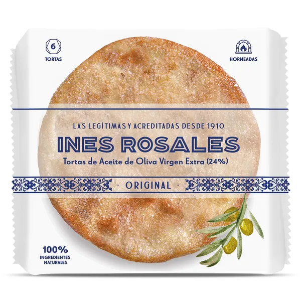 Tortas de anís con aceite de oliva Inés Rosales 180 g
