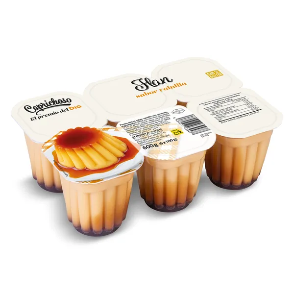 Flan de vainilla Dia Caprichoso 6 x 100 g