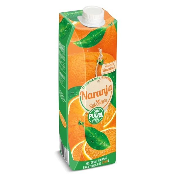 Zumo de naranja sin pulpa Dia Saborfera 1 L
