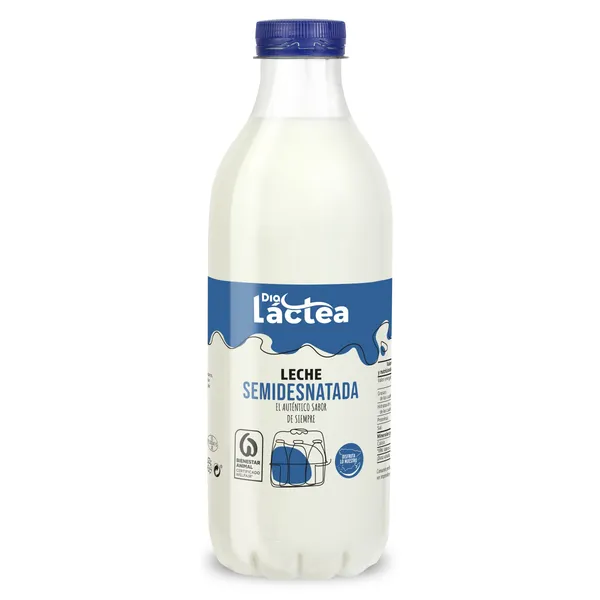 Leche semidesnatada pasteurizada Dia Láctea 1 L