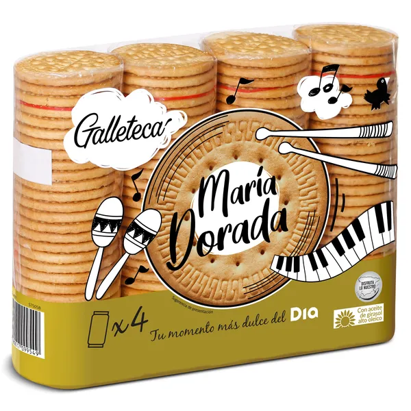 Galletas dorada maría Galleteca de Dia 800 g