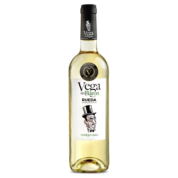 Vino blanco verdejo-viura D.O. Rueda Vega del Báron 75 cl