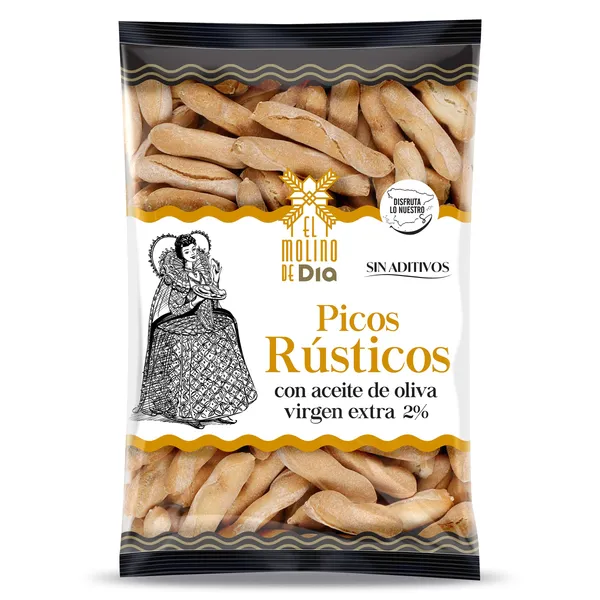 Picos rústicos con aceite de oliva El Molino de Dia 130 g