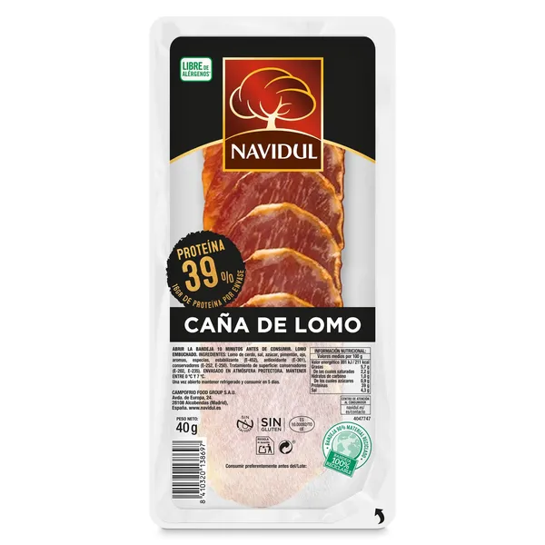 Caña de lomo Navidul 40 g