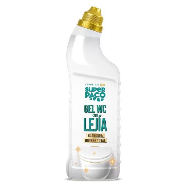 Gel limpiador WC lejía perfumada Dia Super Paco 1 L