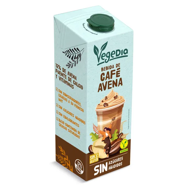 Bebida de avena con café Dia Vegedia 1 L