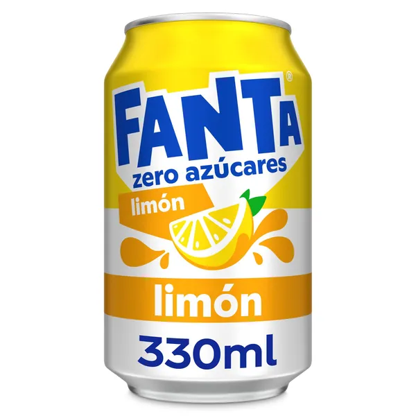 Fanta de limón zero 330 ml