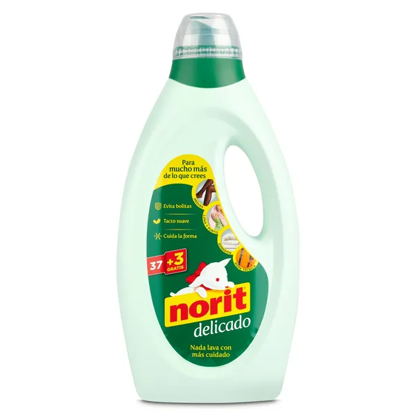 Detergente líquido para prendas delicadas Norit 37 lavados