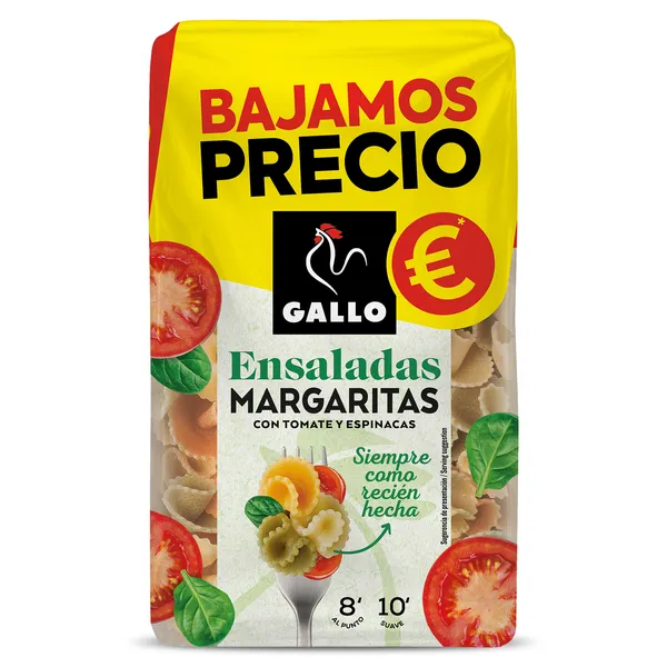 Margaritas con tomate y espinacas Gallo 450 g