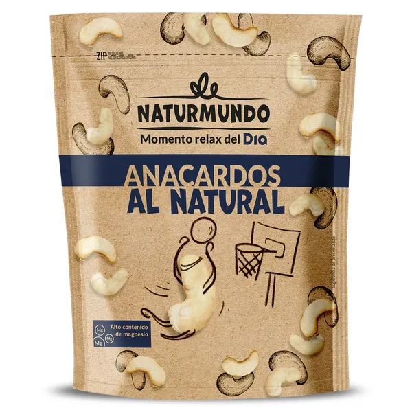 Anacardos al natural Dia Naturmundo 200 g