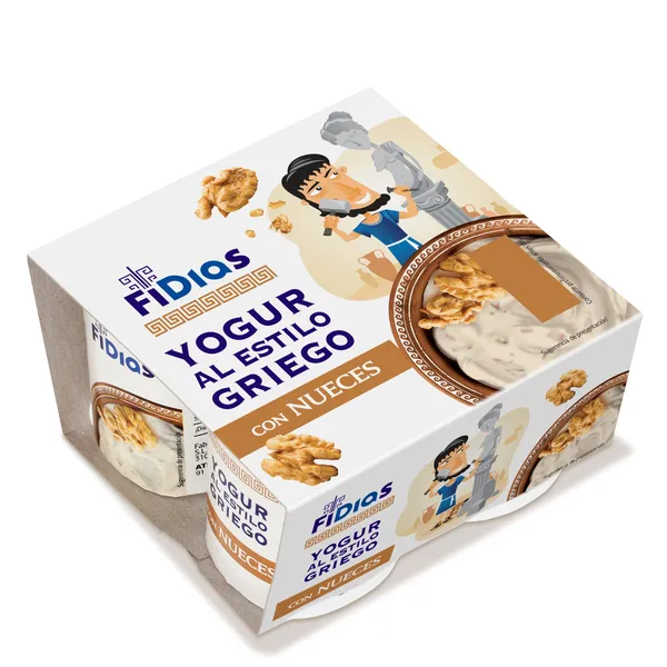 Yogur griego con nueces Dia Fidias 4 x 125 g