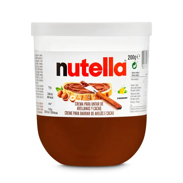 Crema de cacao con avellanas Nutella 200 g
