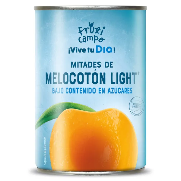 Melocotón light en almíbar Dia Fruticampo 240 g
