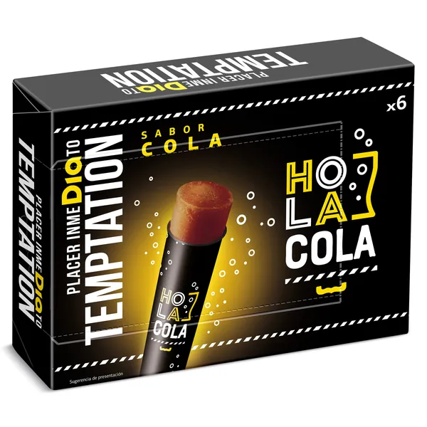 Polos sabor Hola Cola Dia Temptation 6 x 112 g