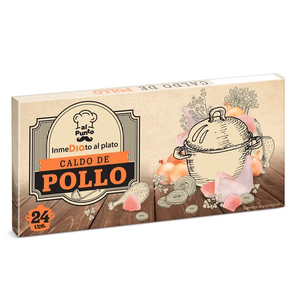 Pastillas de caldo de pollo Dia Al Punto 24 unidades