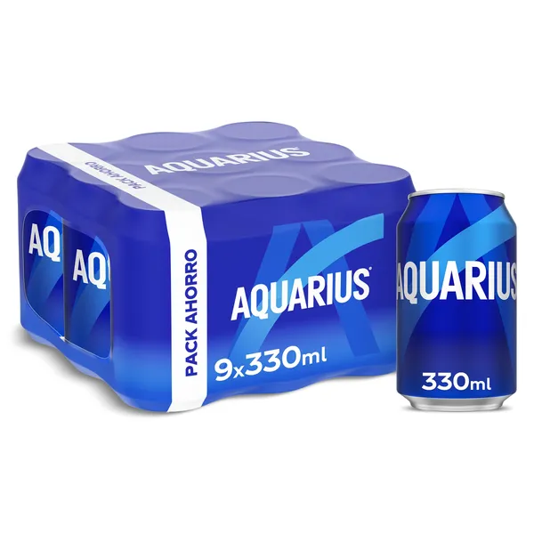 Aquarius de limón 9 x 330 ml